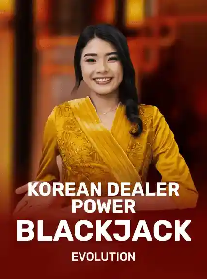Korean Dealer Power Blackjack game tile